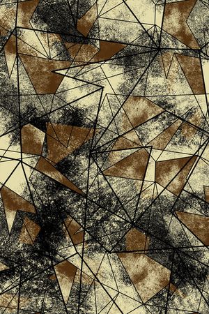 几何印花华亿平台图片