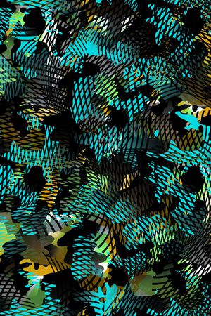 几何印花华亿平台图片