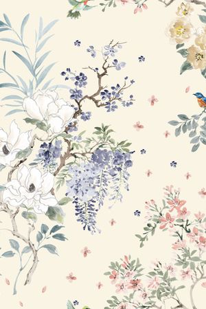 花鸟印花华亿平台图片