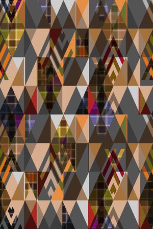 几何印花华亿平台图片