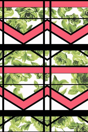 几何印花华亿平台图片