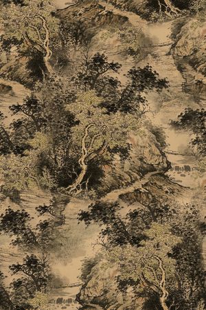 旗袍印花华亿平台图片