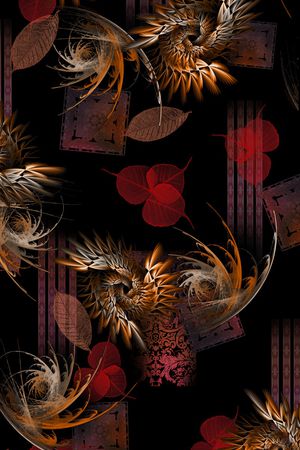 几何印花华亿平台图片