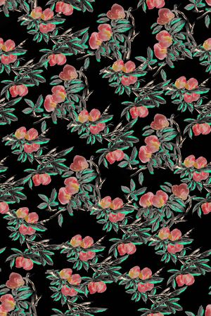 水墨风印花华亿平台图片