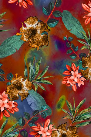 复古印花华亿平台图片