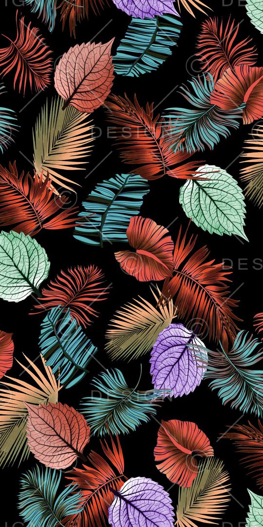 绿植树叶印花华亿平台图片