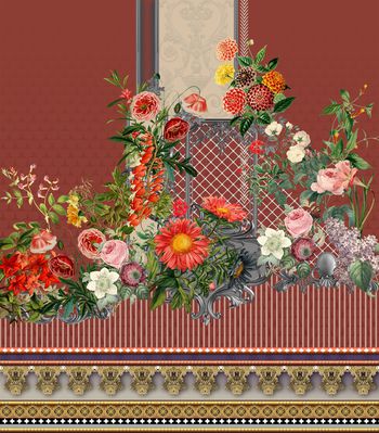 定位花印花华亿平台图片