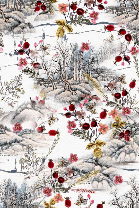 旗袍印花华亿平台图片