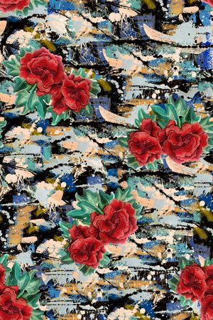 旗袍印花华亿平台图片