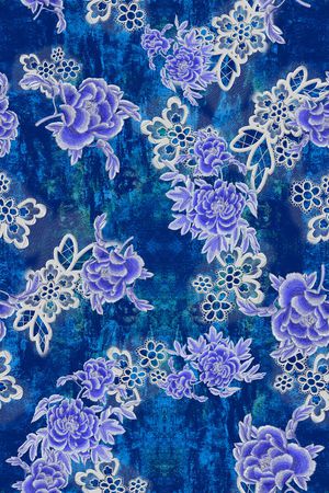 旗袍印花华亿平台图片