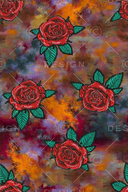 旗袍印花华亿平台图片