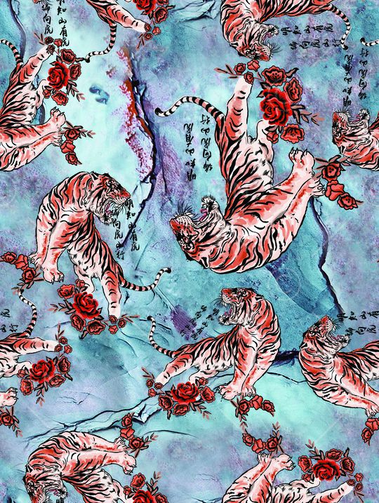 时尚印花华亿平台图片