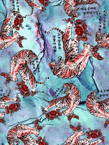 时尚印花华亿平台图片