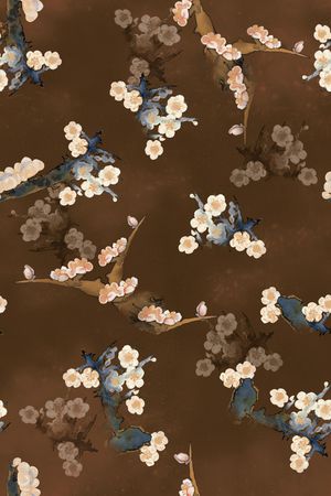 梅花印花华亿平台图片