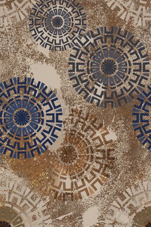 几何印花华亿平台图片