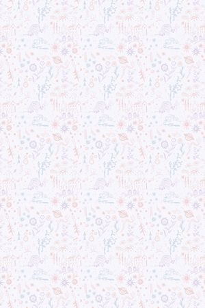 小清新印花华亿平台图片