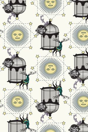 几何印花华亿平台图片