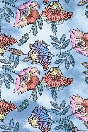 佩斯利印花华亿平台图片