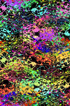 抽象男装印花华亿平台图片