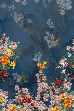 复古印花华亿平台图片