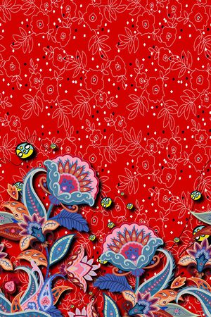 女装定位花印花华亿平台图片