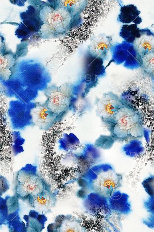 旗袍印花华亿平台图片