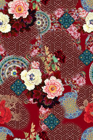 香云纱印花华亿平台图片