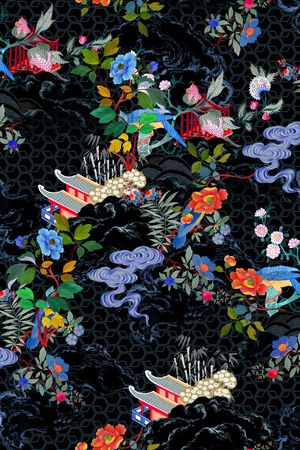 香云纱印花华亿平台图片