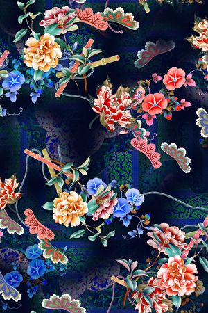 香云纱印花华亿平台图片