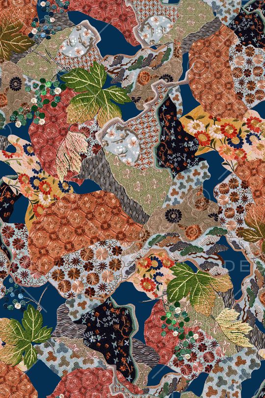 香云纱印花华亿平台图片