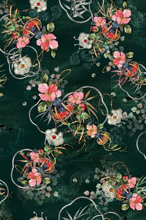 香云纱印花华亿平台图片