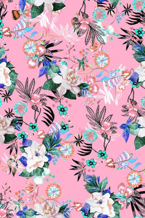 绿植树叶印花华亿平台图片