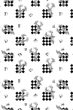 几何印花华亿平台图片