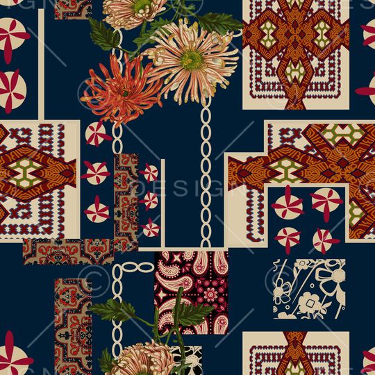 民族风印花华亿平台图片