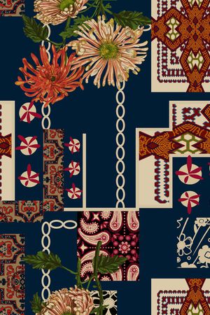 民族风印花华亿平台图片