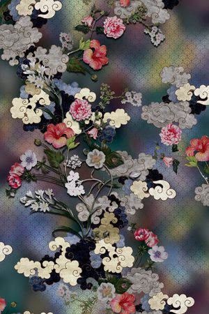 香云纱印花华亿平台图片