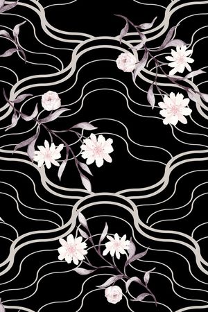 绿植树叶印花华亿平台图片