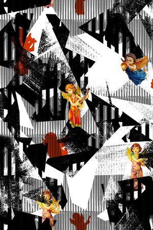 几何印花华亿平台图片