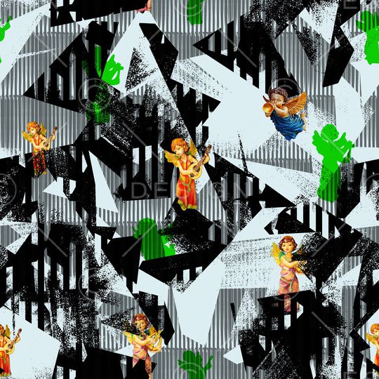 几何印花华亿平台图片