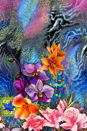 定位花印花华亿平台图片