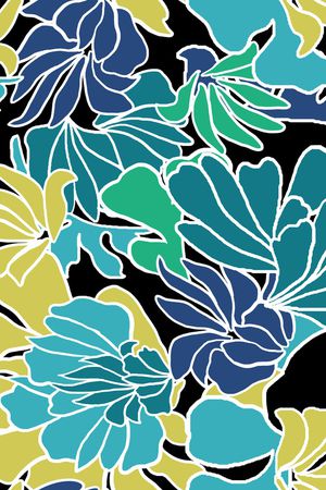 绿植树叶印花华亿平台图片