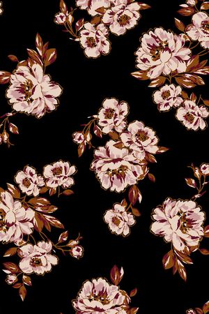 兰花印花华亿平台图片