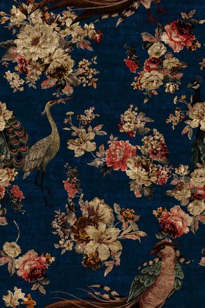 仙鹤印花华亿平台图片