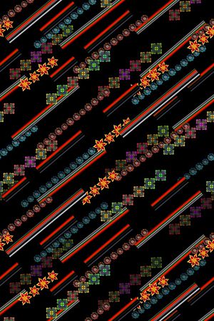 几何印花华亿平台图片