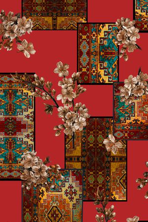 几何印花华亿平台图片