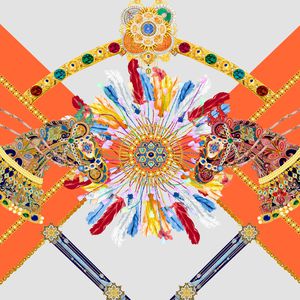 HERMES印花华亿平台图片