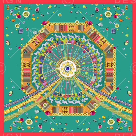 HERMES印花华亿平台图片