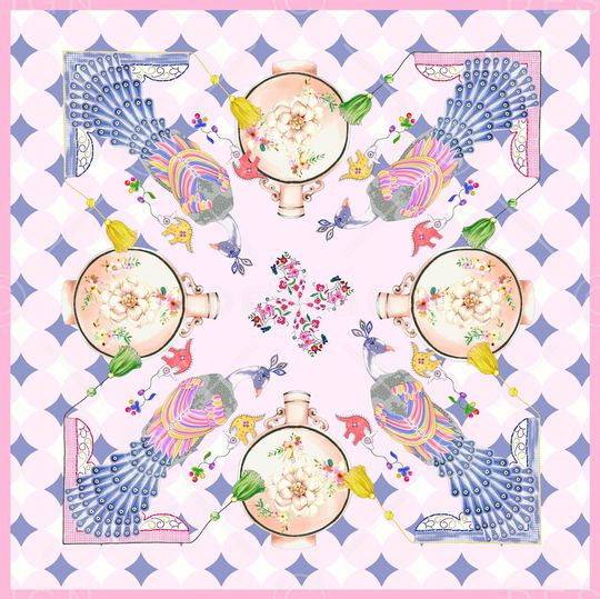 HERMES印花华亿平台图片