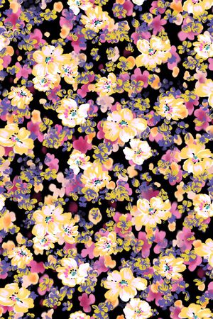 小碎花印花华亿平台图片