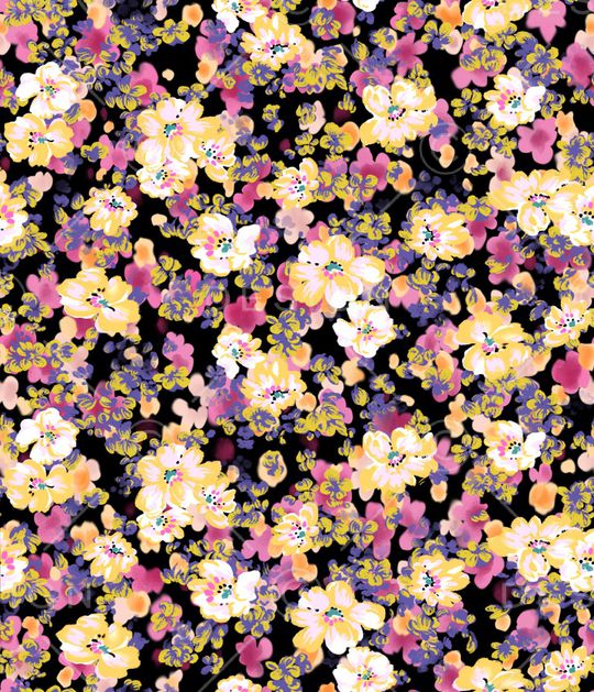 小碎花印花华亿平台图片